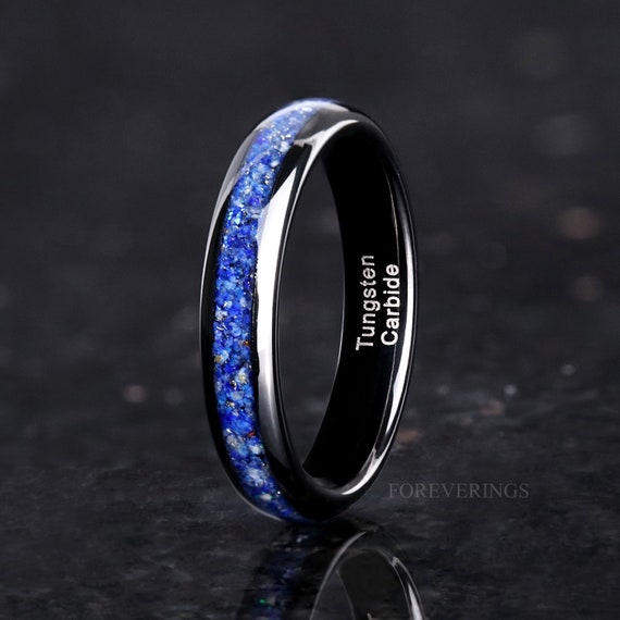Buy Flat Silver Sandblasted Tungsten Ring, 2mm Womens Wedding Band, Simple  and Unique Sparkling Band, Thin Silver Ring, Custom Engraved Ring Online in  India - Etsy