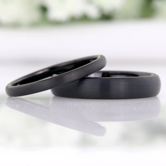 The Summit Black Wide Silicone Ring – Modern Gents