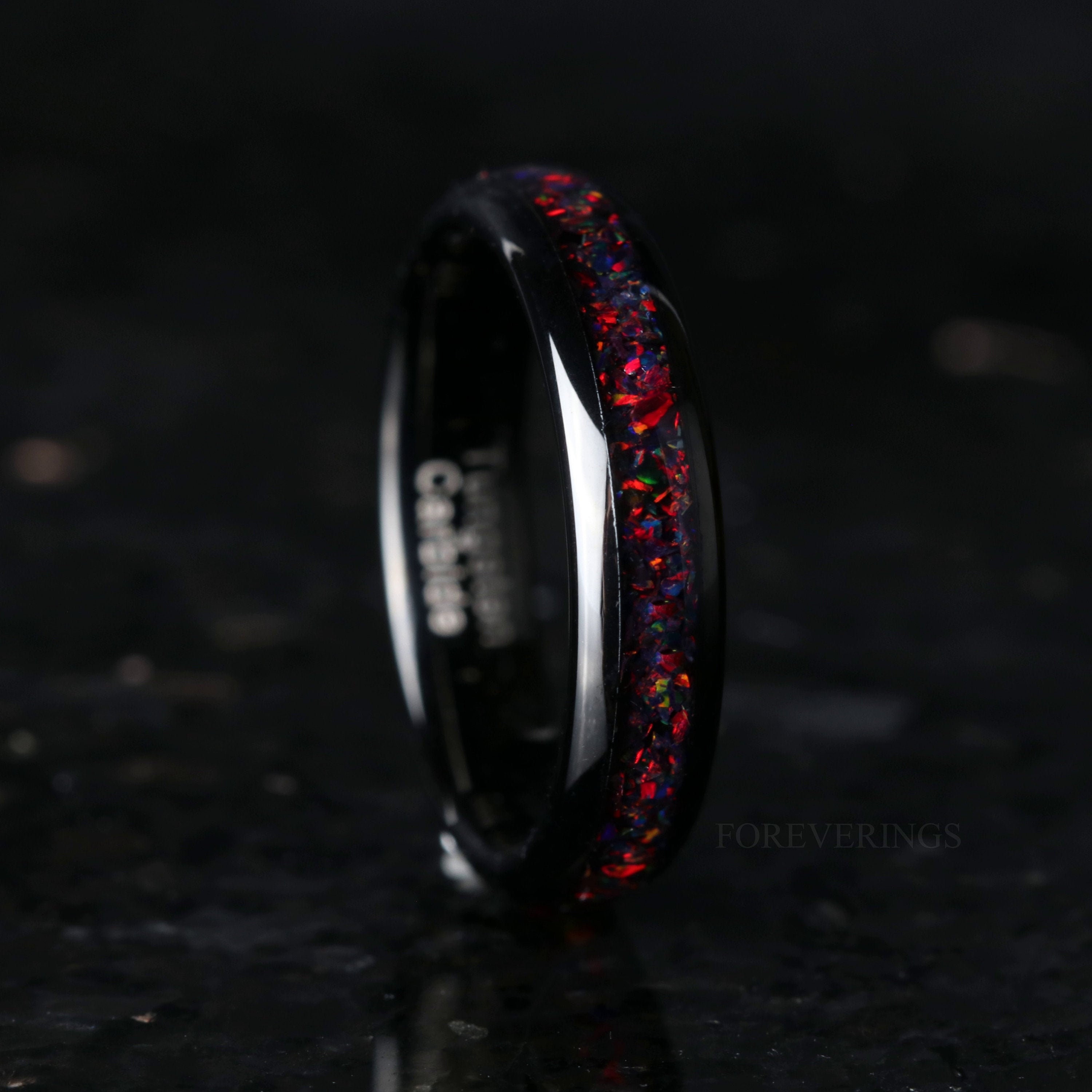 Fire opal band clearance