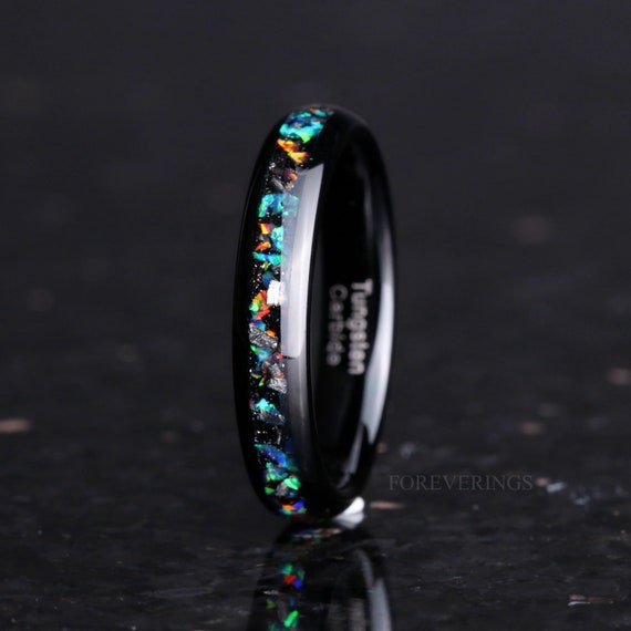 Opal wedding band deals