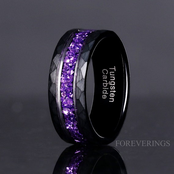 Tungsten Ring Jared Jewelry Mens Wedding Bands Amethyst Ring For