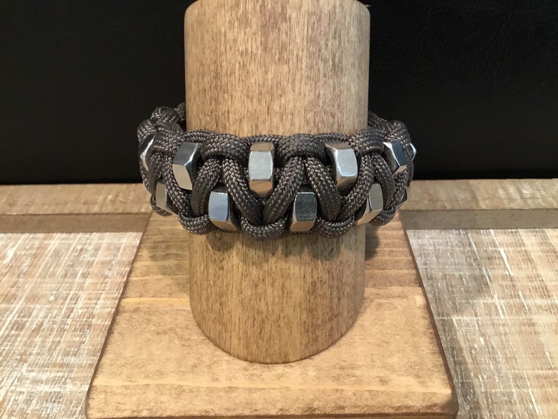 Stainless Steel HEX NUTS Paracord Bracelet Etsy