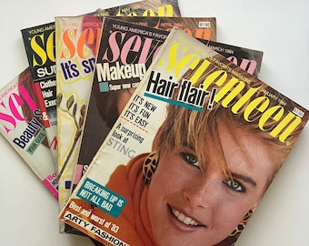 Seventeen Magazine 1984 issues