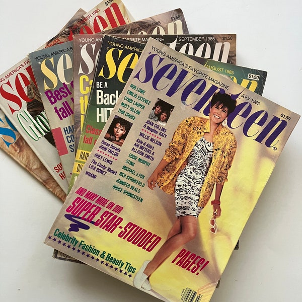 Seventeen magazine 1985 issues