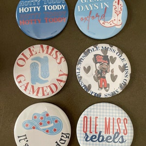 Ole Miss Gameday Buttons/Pins Pack