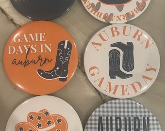 Auburn University Gameday Buttons/Pins