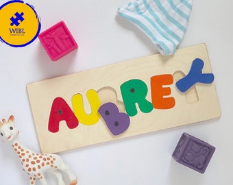 Personalized name puzzles, wooden name puzzle, name puzzle, puzzles for children, gifts for toddlers, baby shower gift, 1st birthday gift