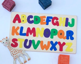 Alphabet puzzle, ABC puzzle, educational gifts for kids, gifts for toddlers, educational gifts, Christmas gifts for toddlers