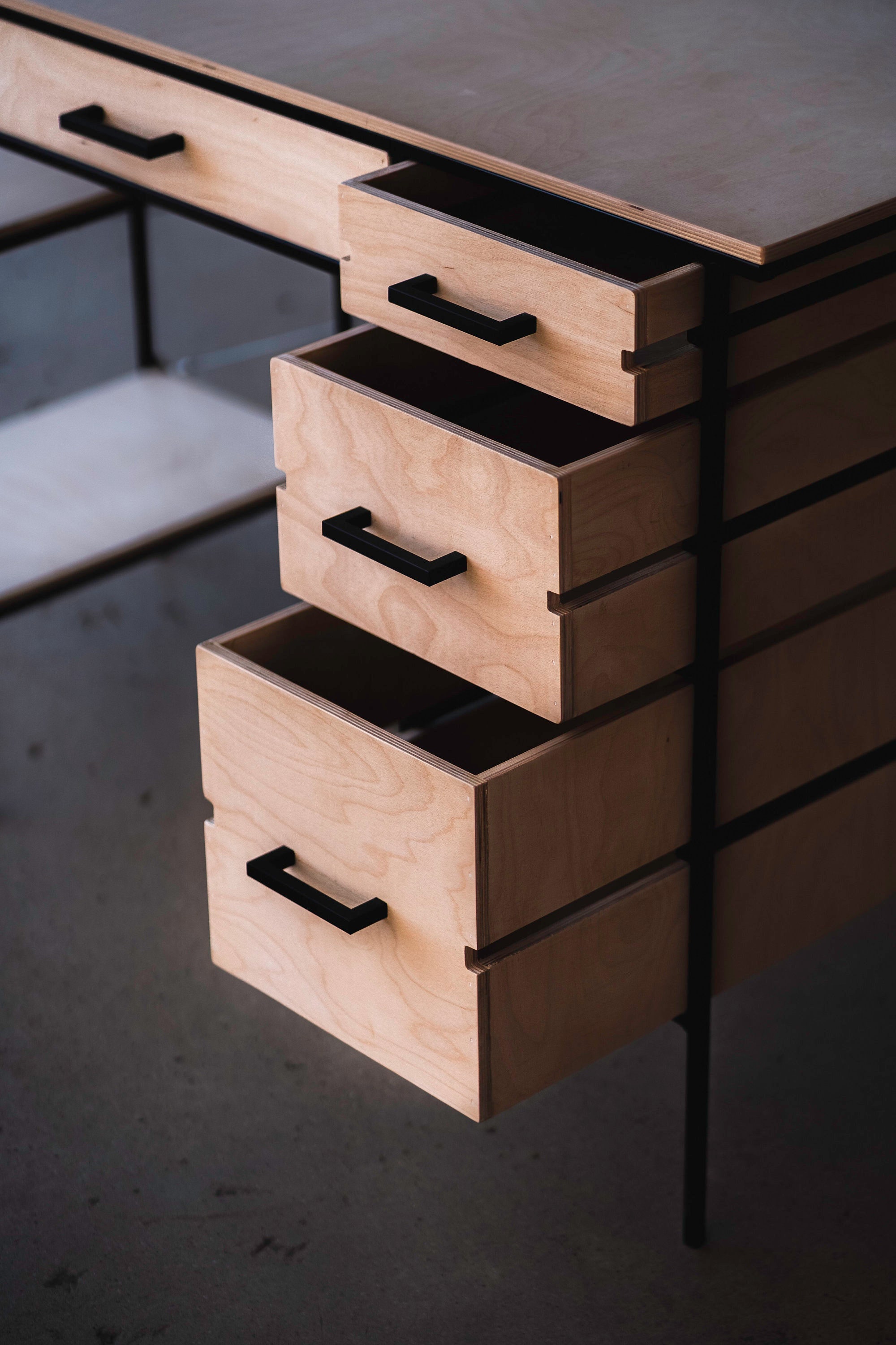 Modern Minimal Desk Etsy