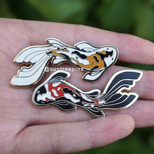 Koi Fish Enamel Pin