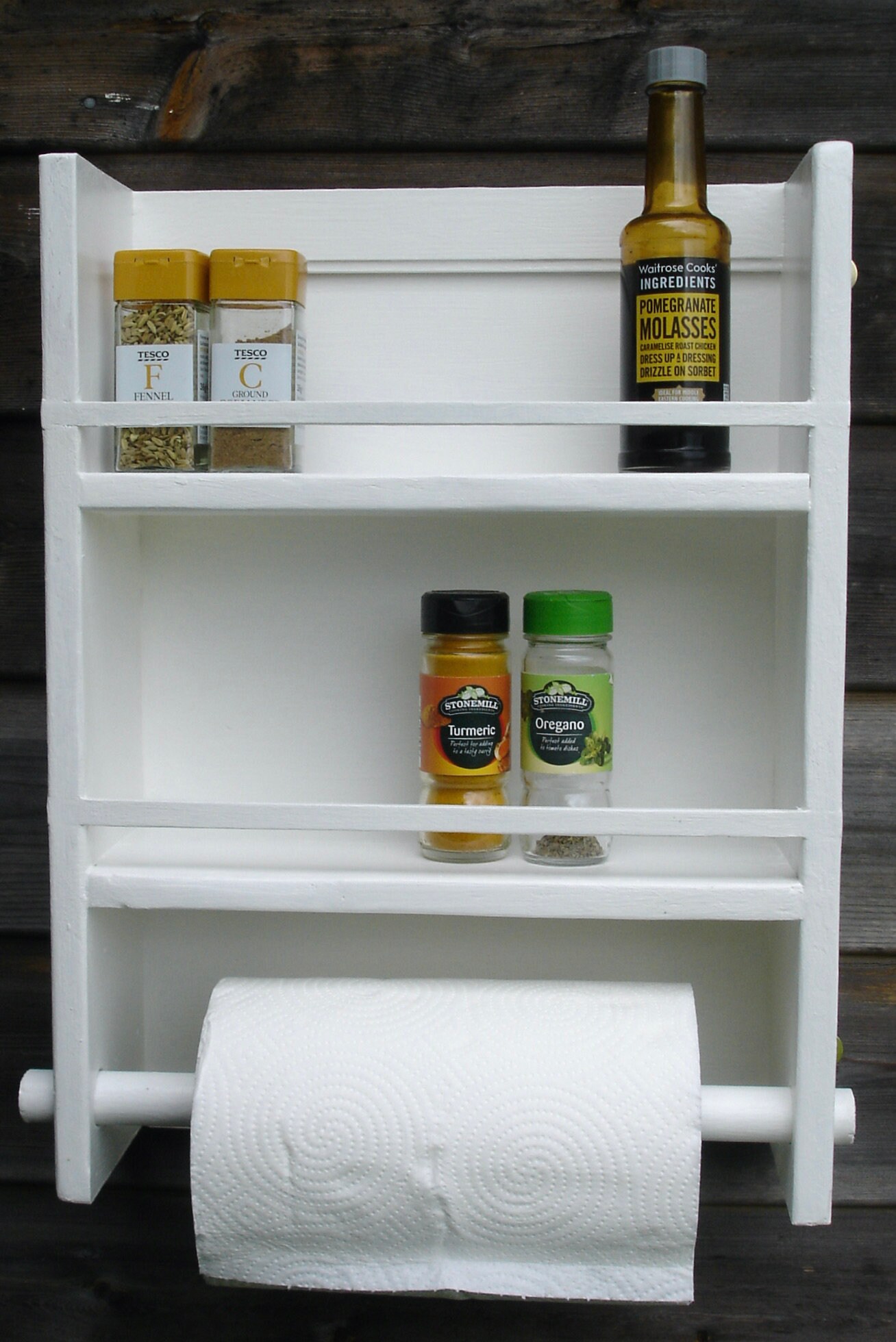 Spice Rack/kitchen Roll Holder Etsy UK