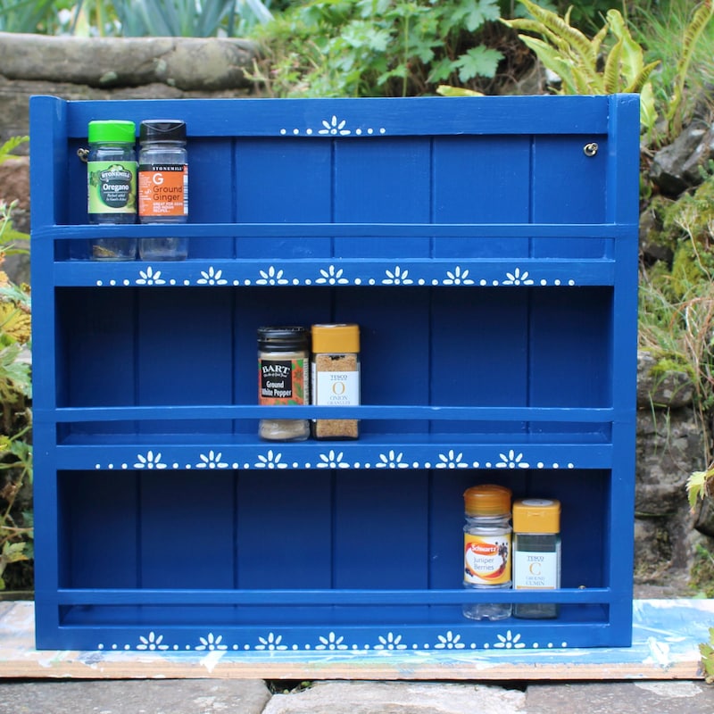 Wooden Spice Rack - Etsy UK