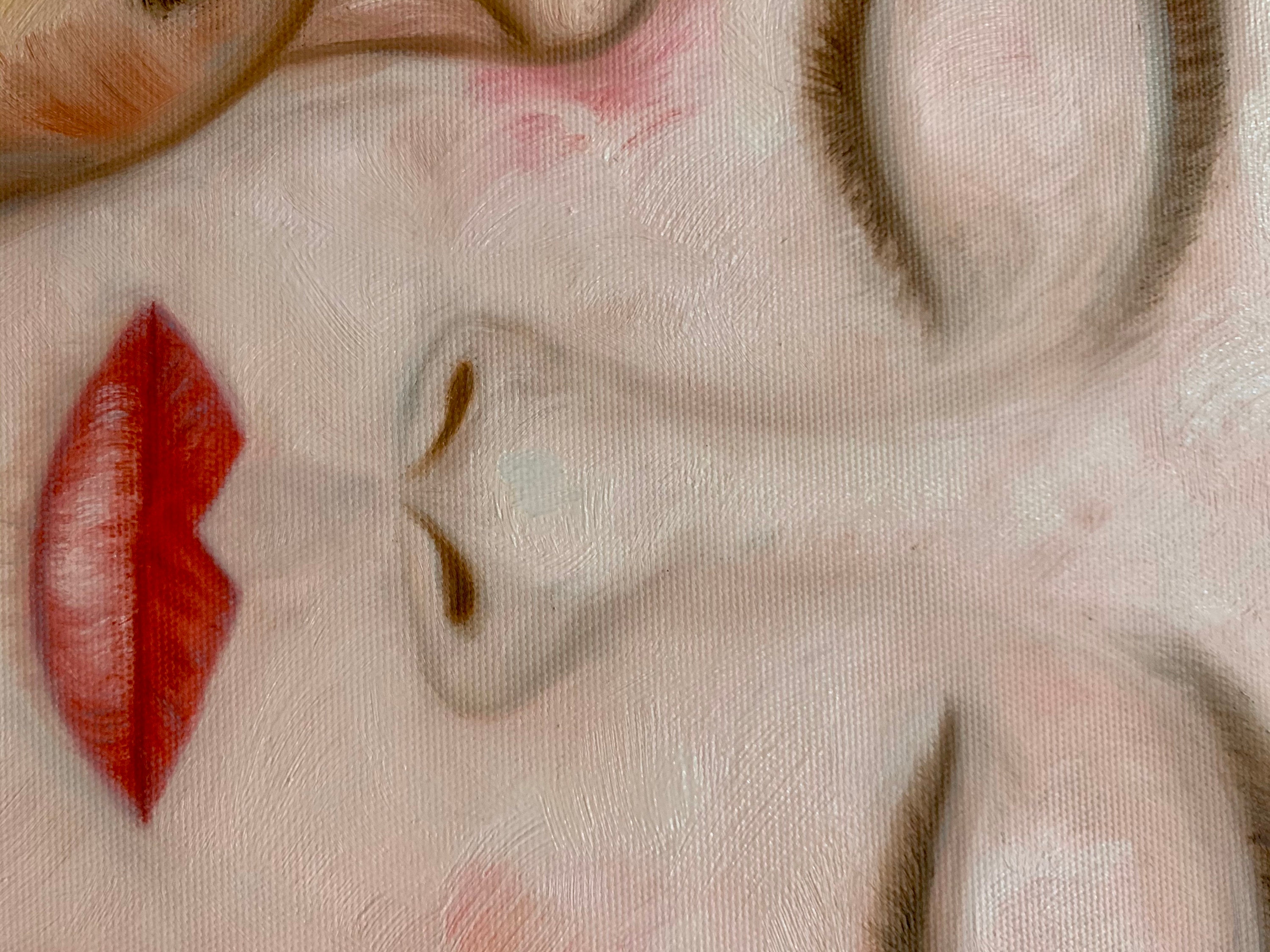 Gustav Klimt the Kiss Hand-painted Oil Painting Reproduction on Canvas ...