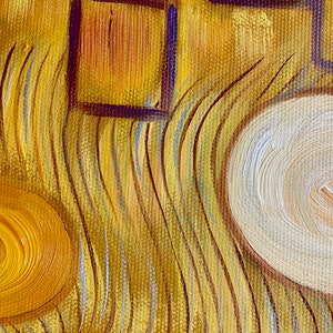 Gustav Klimt the Kiss Hand-painted Oil Painting Reproduction on Canvas ...