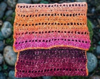 Canyon Sunset Crochet Wrap