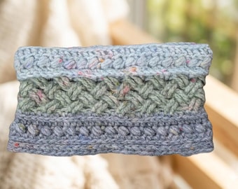 Braided Sky & Meadow Cowl