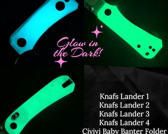 Super Glow Scales for Knafs Landers, Yuti and Civivi Baby Banter