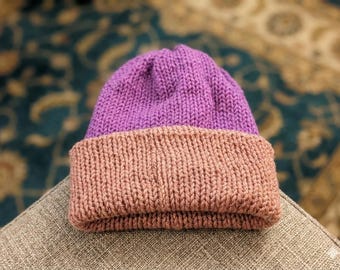 Orchid Knit Hat