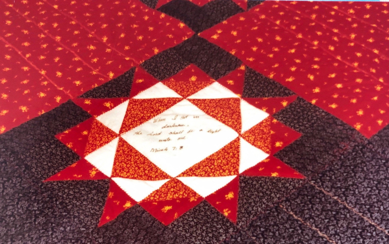 Colonial quilt traces modern patterns back to Colonial roots. | Etsy