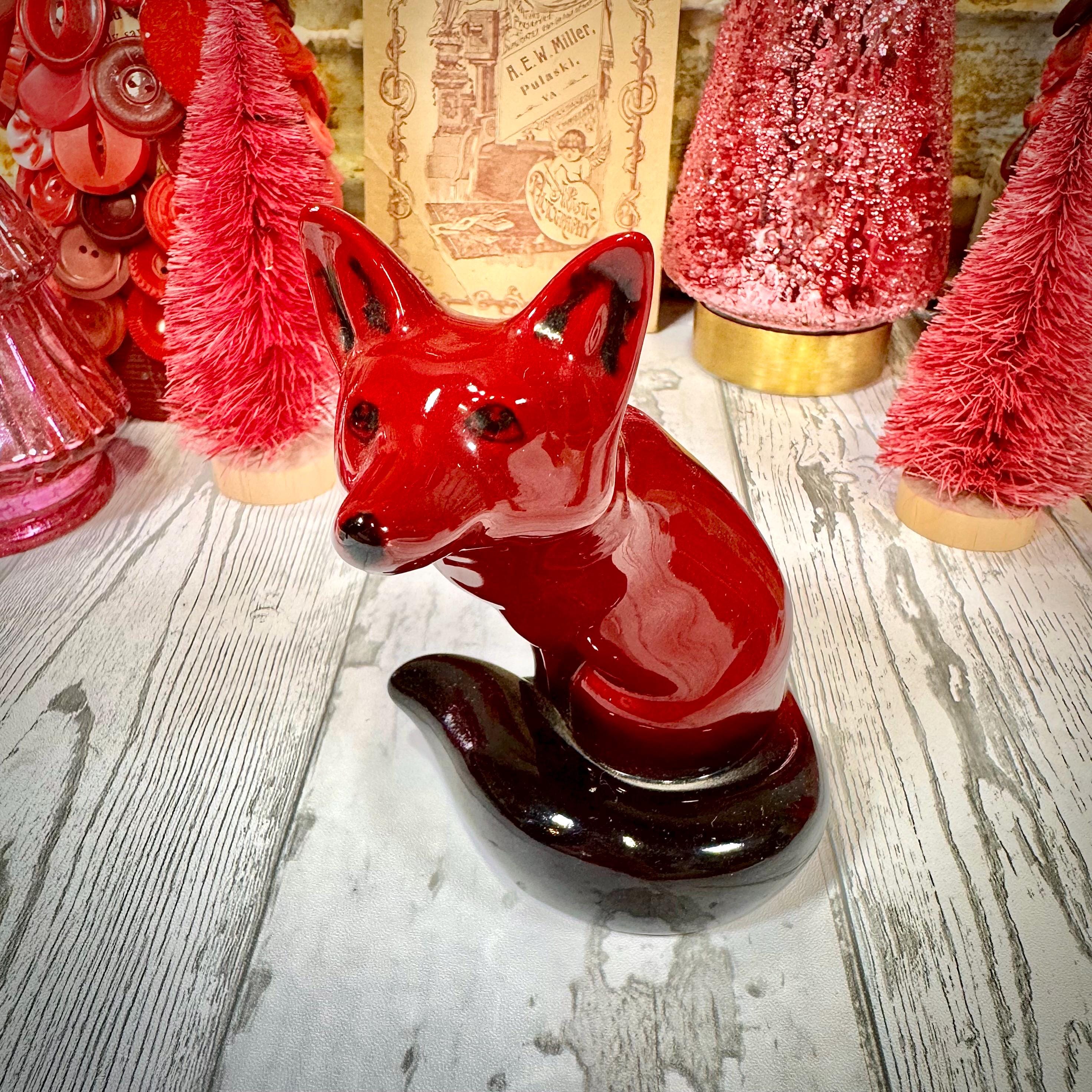 Royal Doulton Flambe Fox - Etsy