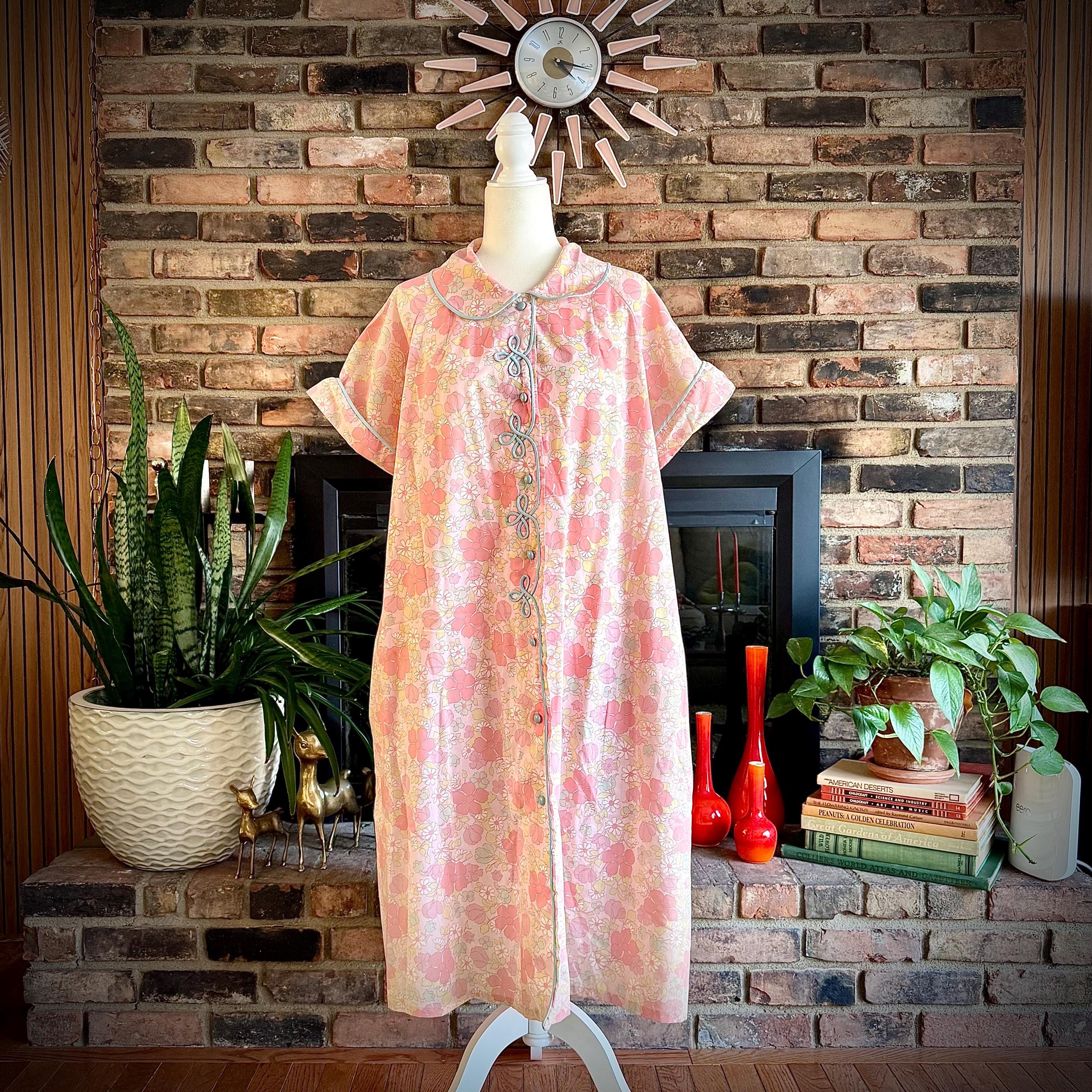 60s Cotton Night Dress - Etsy 