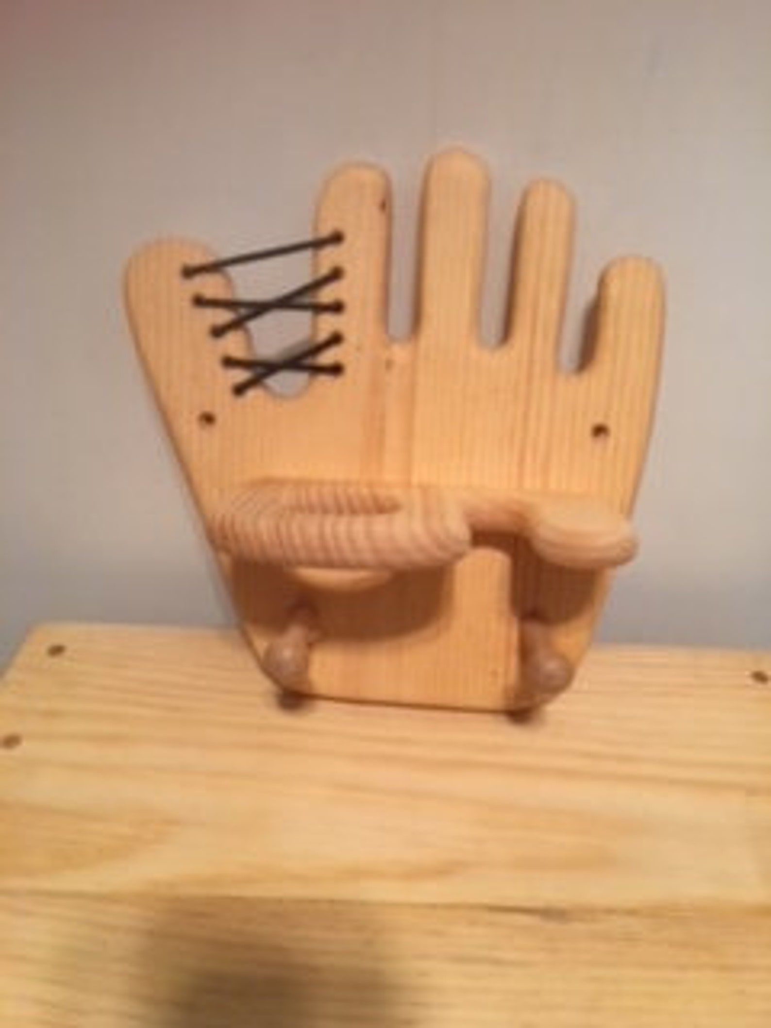 Bat Ball and Glove Holder for Wall Handcrafted Etsy