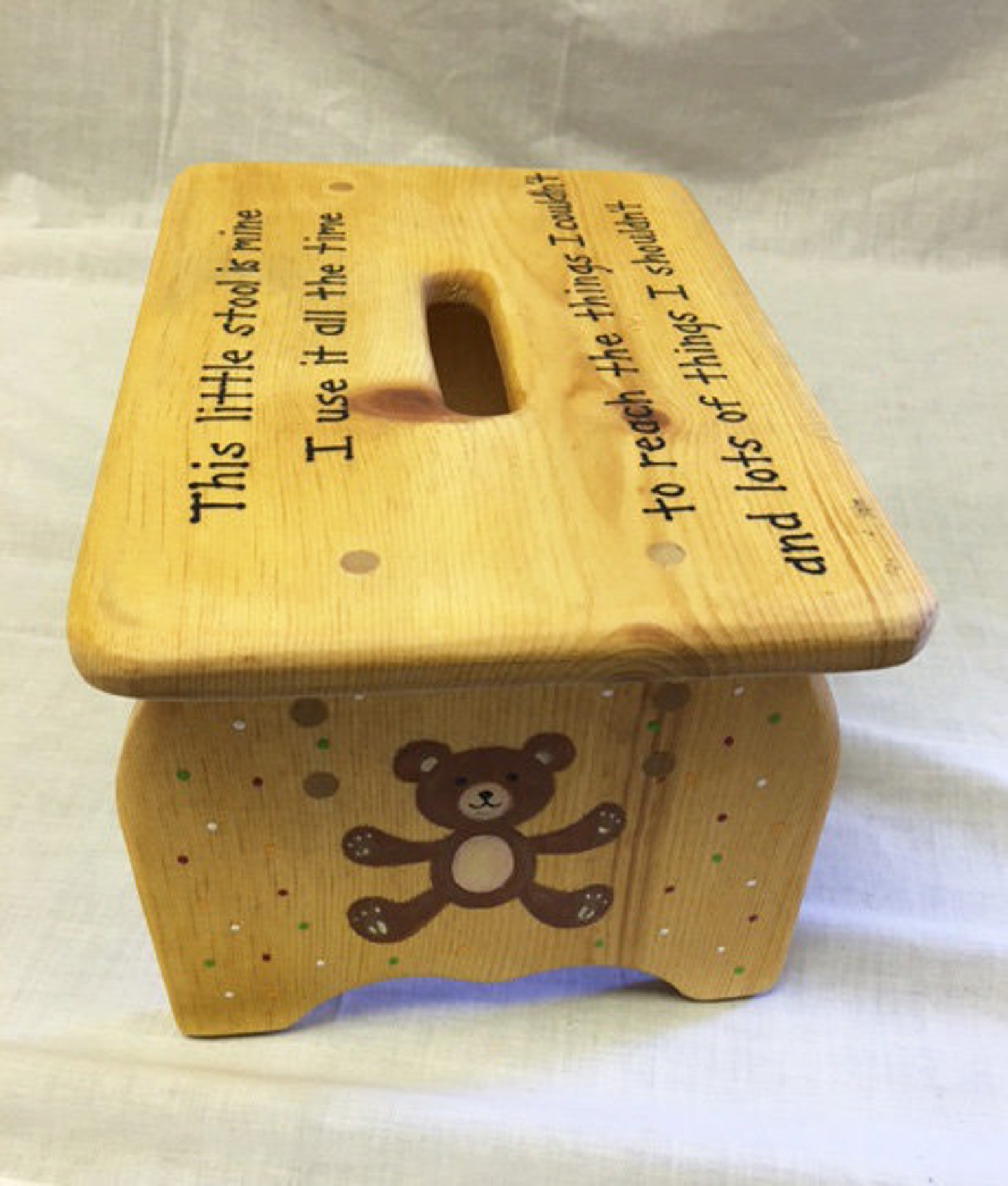 This Little Stool is Mine Saying Children's Toddler's Etsy