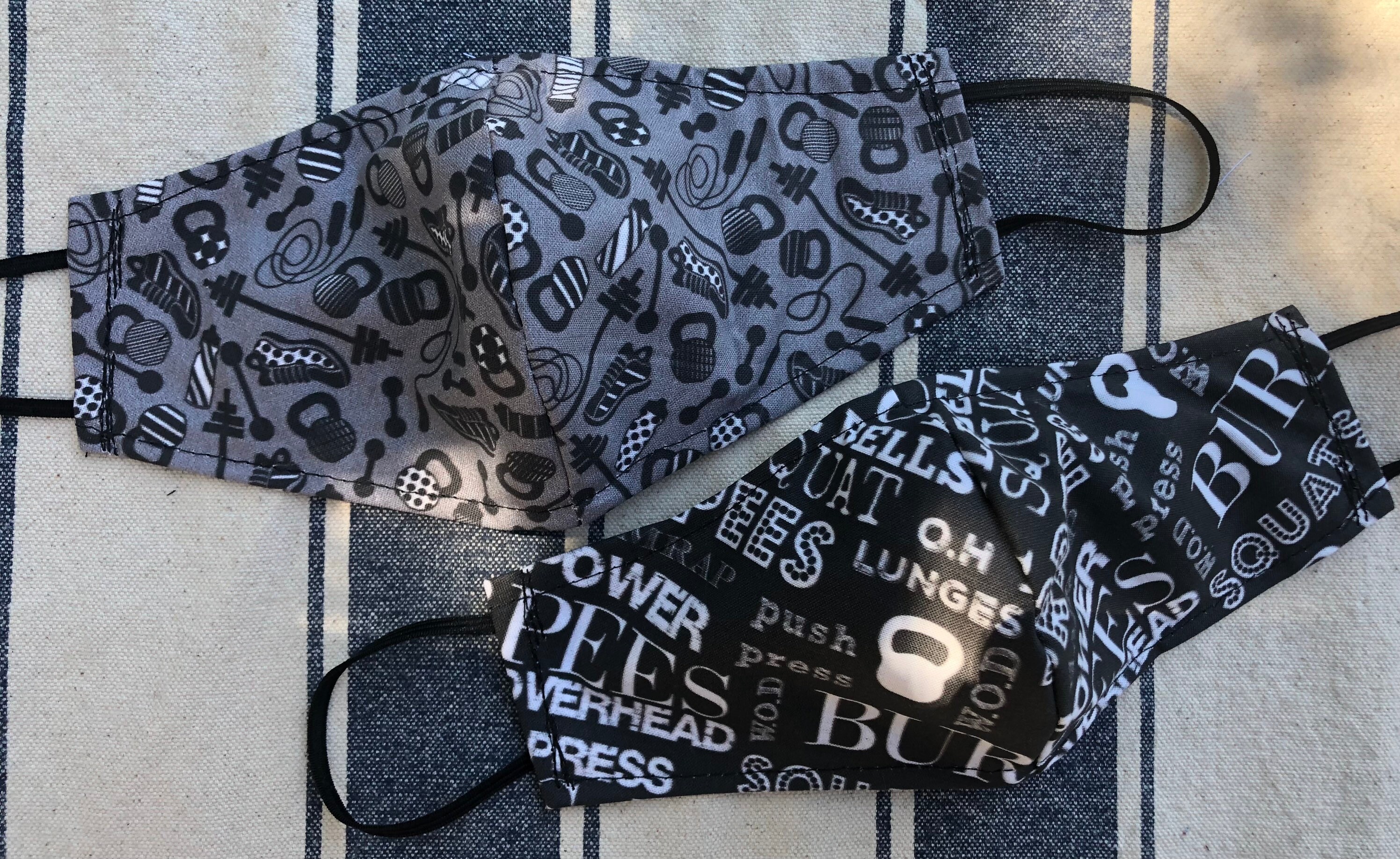 Workout Gym Fitness Face Masks Etsy