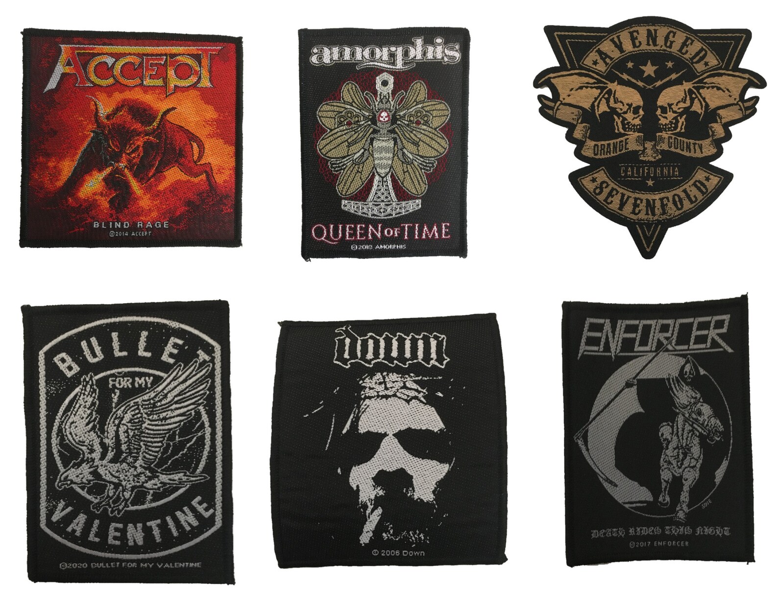 Heavy Metal Bands Patches Etsy
