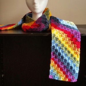 Pixel Rainbow Scarf