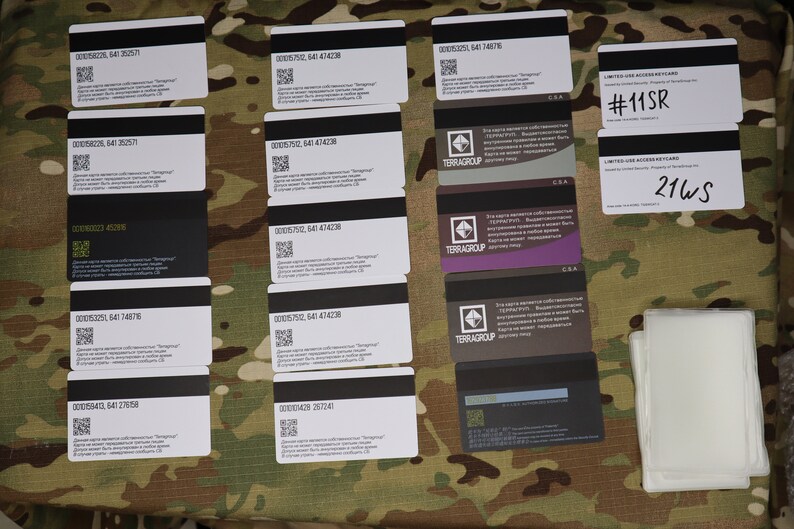 Escape From Tarkov LABS Card Full Set 17 Cards | Etsy