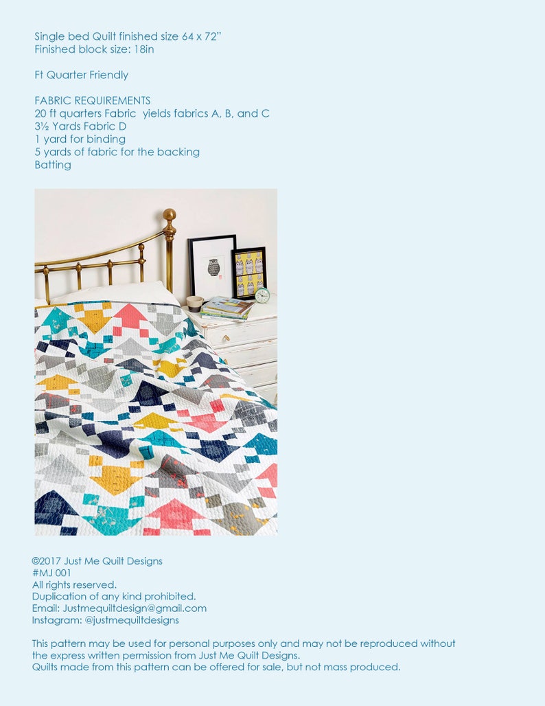 Onward & Upward Quilt Pattern - Etsy