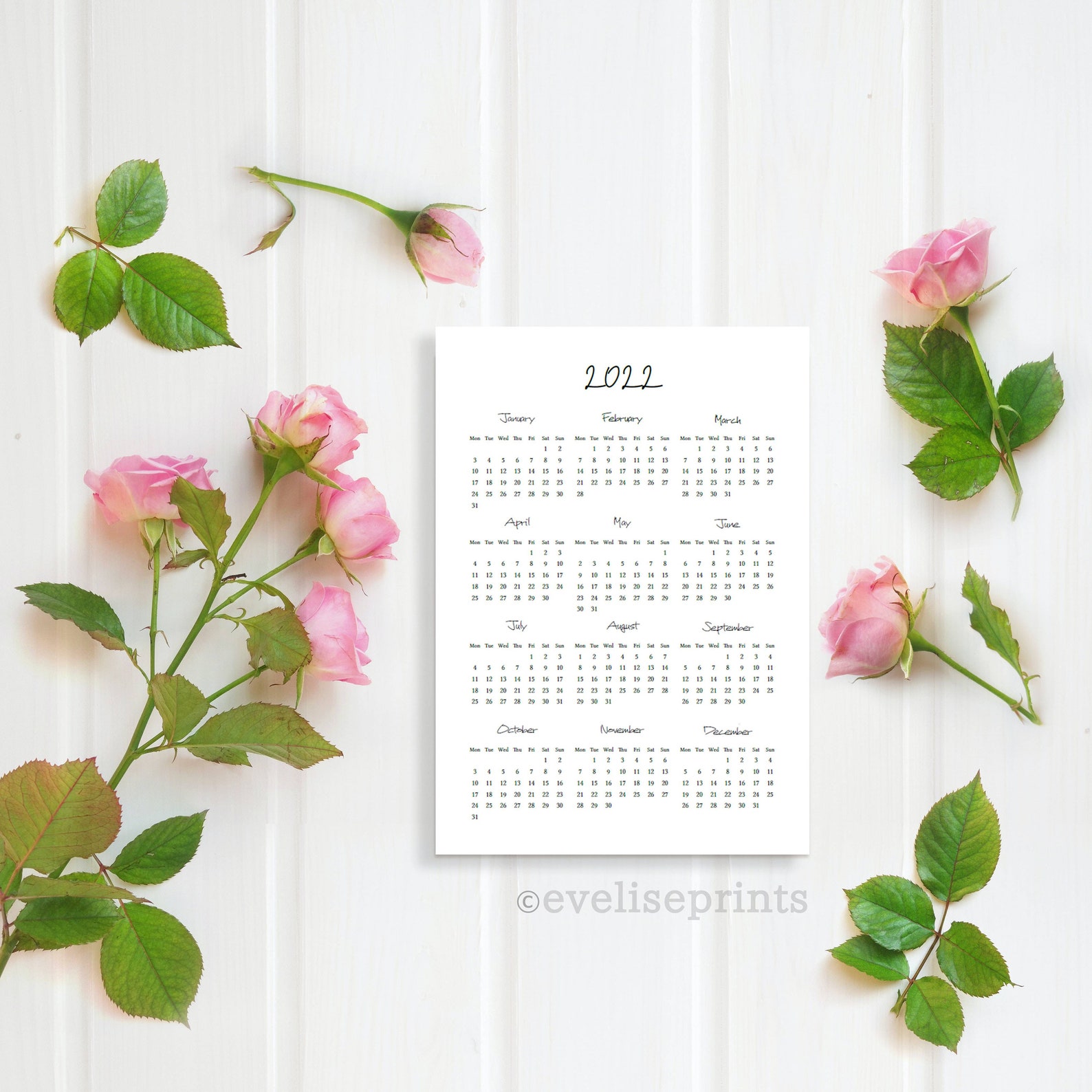 2022 2023 2025 2025 2026 Calendar Monthly Overview Etsy 日本
