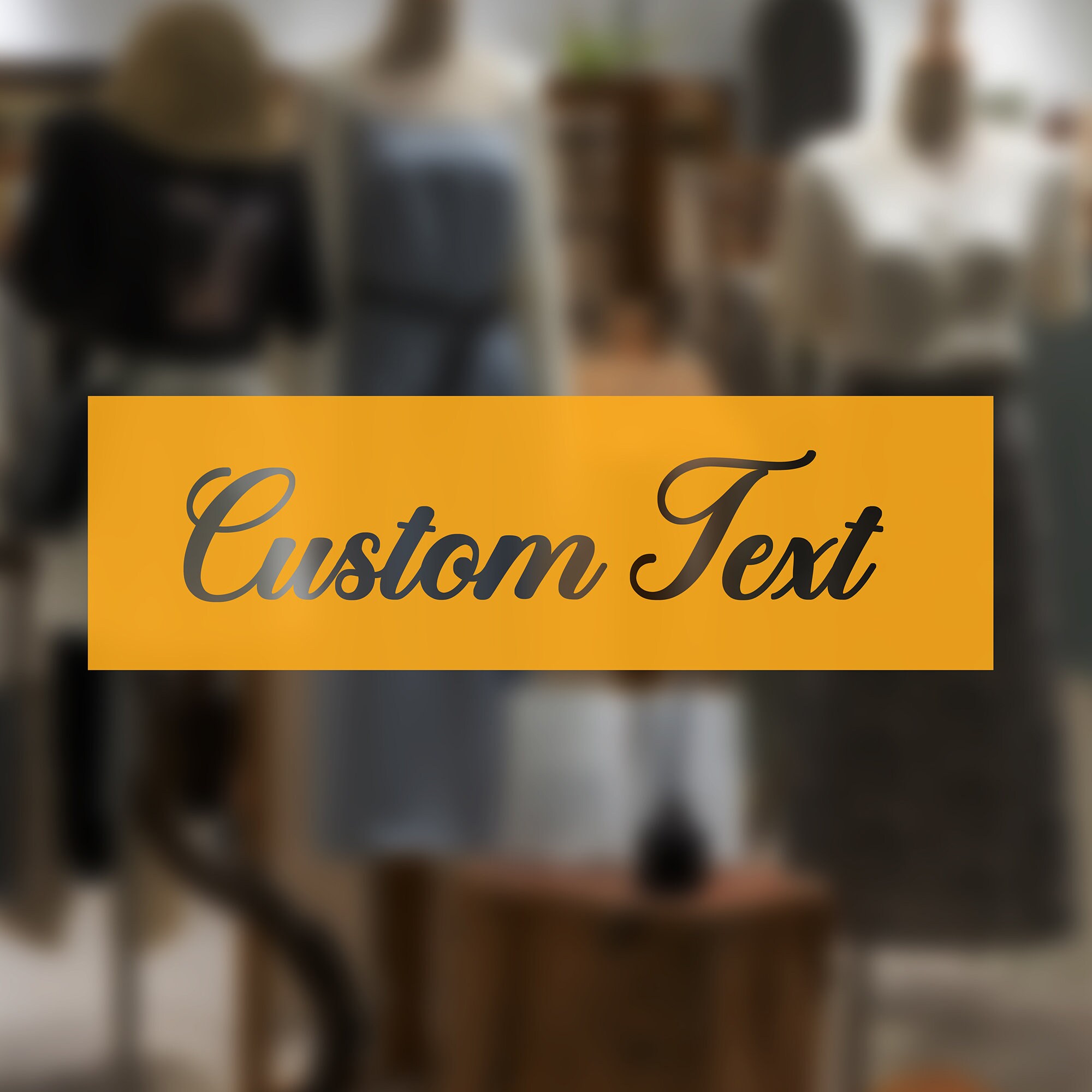 Customizable Die-cut Vinyl Decals - Professional Lettering for Doors ...