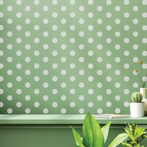 Polka Dots Pattern Vinyl Wall Decal Sticker, Simple Dot Pattern Vinyl Decals for Living Room, Decals for Baby Nursery Wall Decals Décor