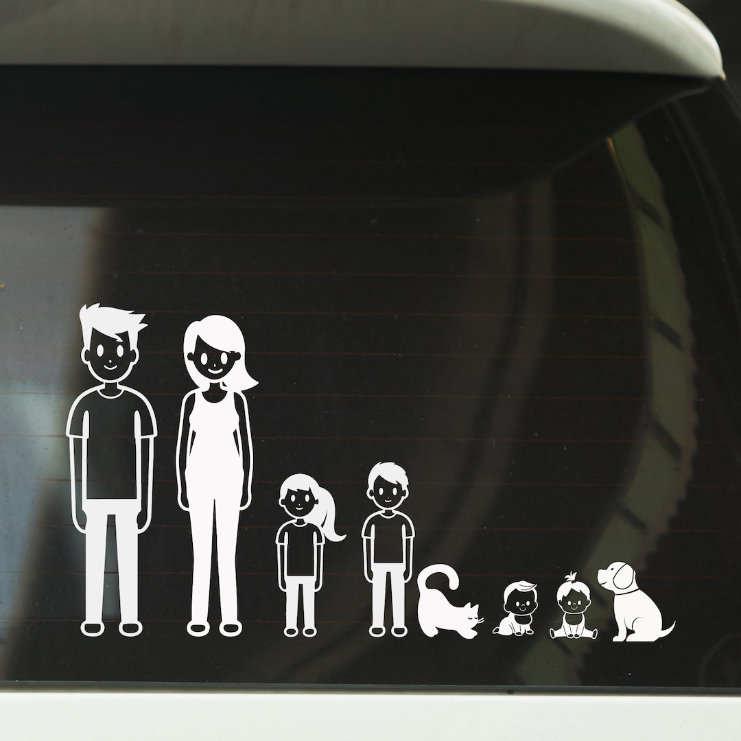 Family Car Decals Stick Family Car Decal Custom My Family Car Decal
