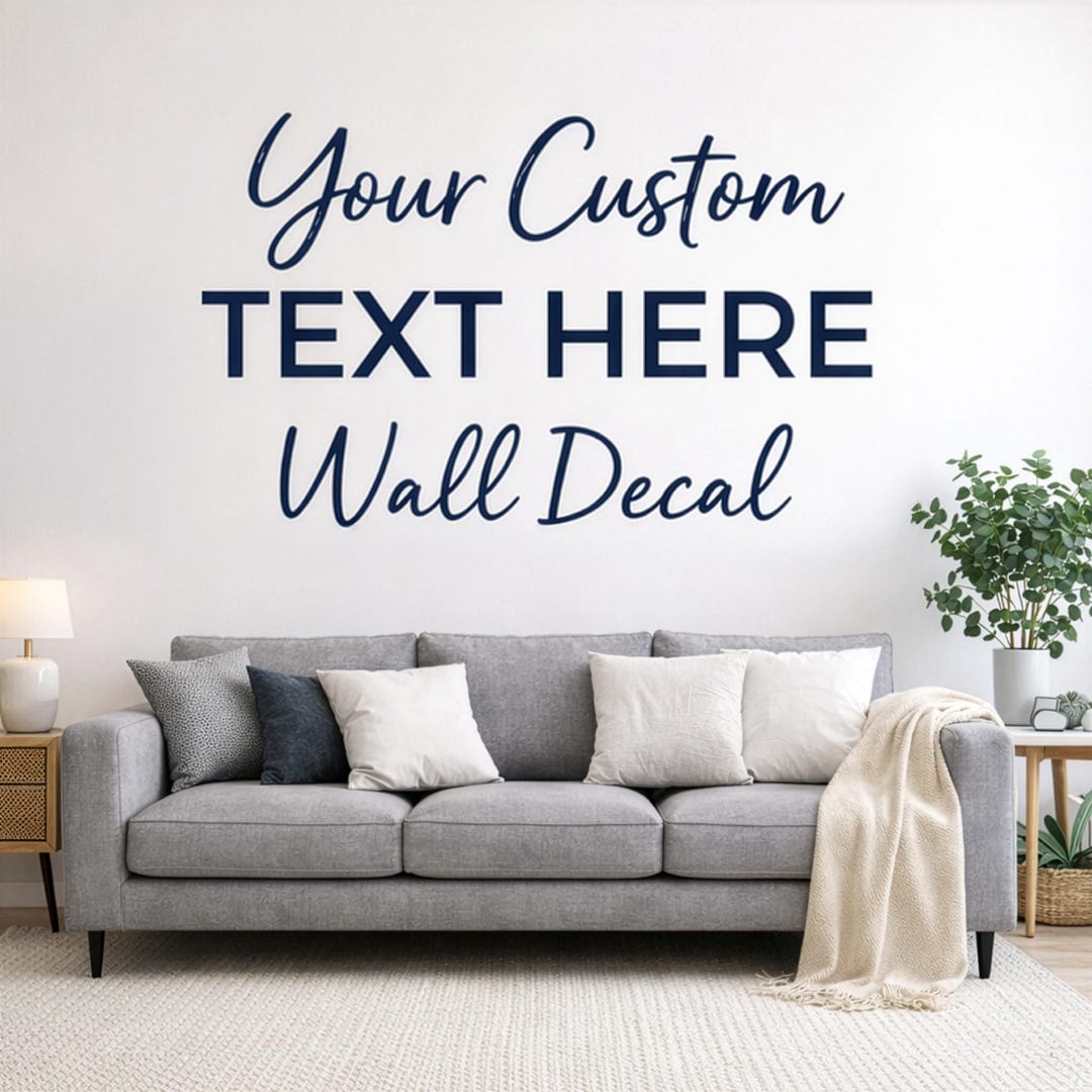 Custom Wall Decal | Personalized Quote & Vinyl Lettering | Create Your ...