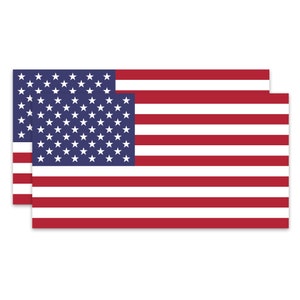 American Flag Vinyl Decal Window Wall Sticker Flag of the United States Decal USA Flag Sticker Custom size 8 x 24 in
