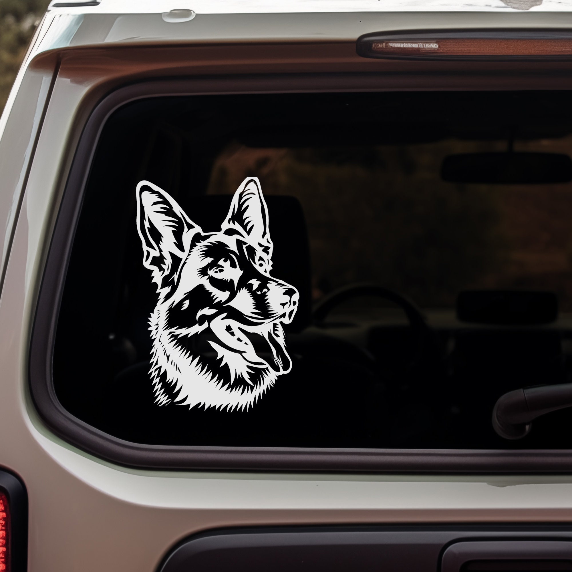 Gsd Sticker German Shepherd Vinyl Car Decal - Superior Quality, Weather-resistant ...