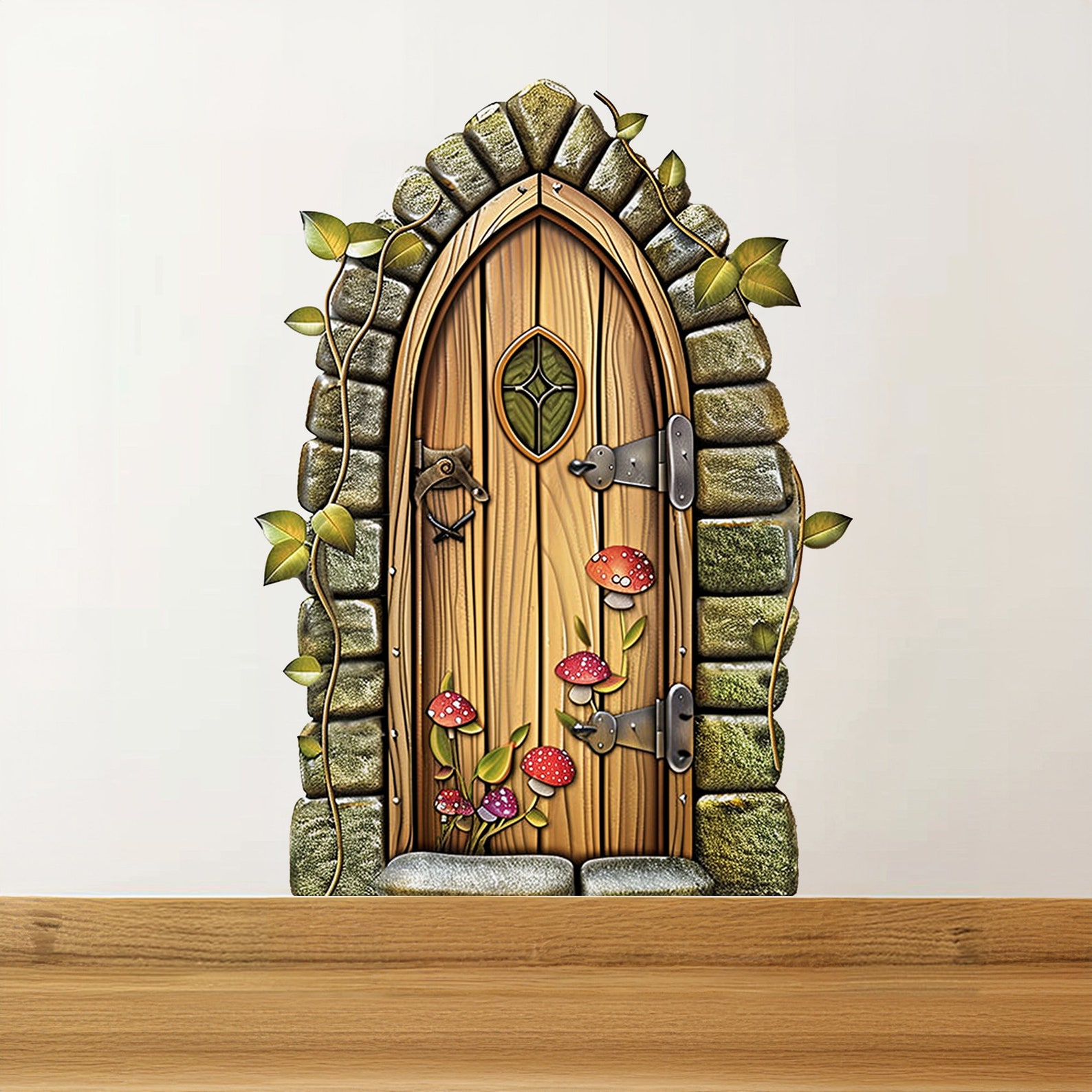 Fairy Door Wall Decal - Mystical Kids Room Vinyl Art - Etsy