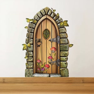 Fairy Door Wall Decal - Mystical Kids Room Vinyl Art - Etsy