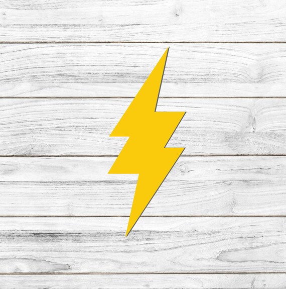 Lightning Bolt Thunder Decal – Choose Style, Color & Size (2