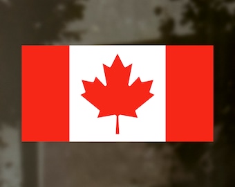 Canadian Maple Leaf Decal – Weatherproof Vinyl Sticker, Made in Canada