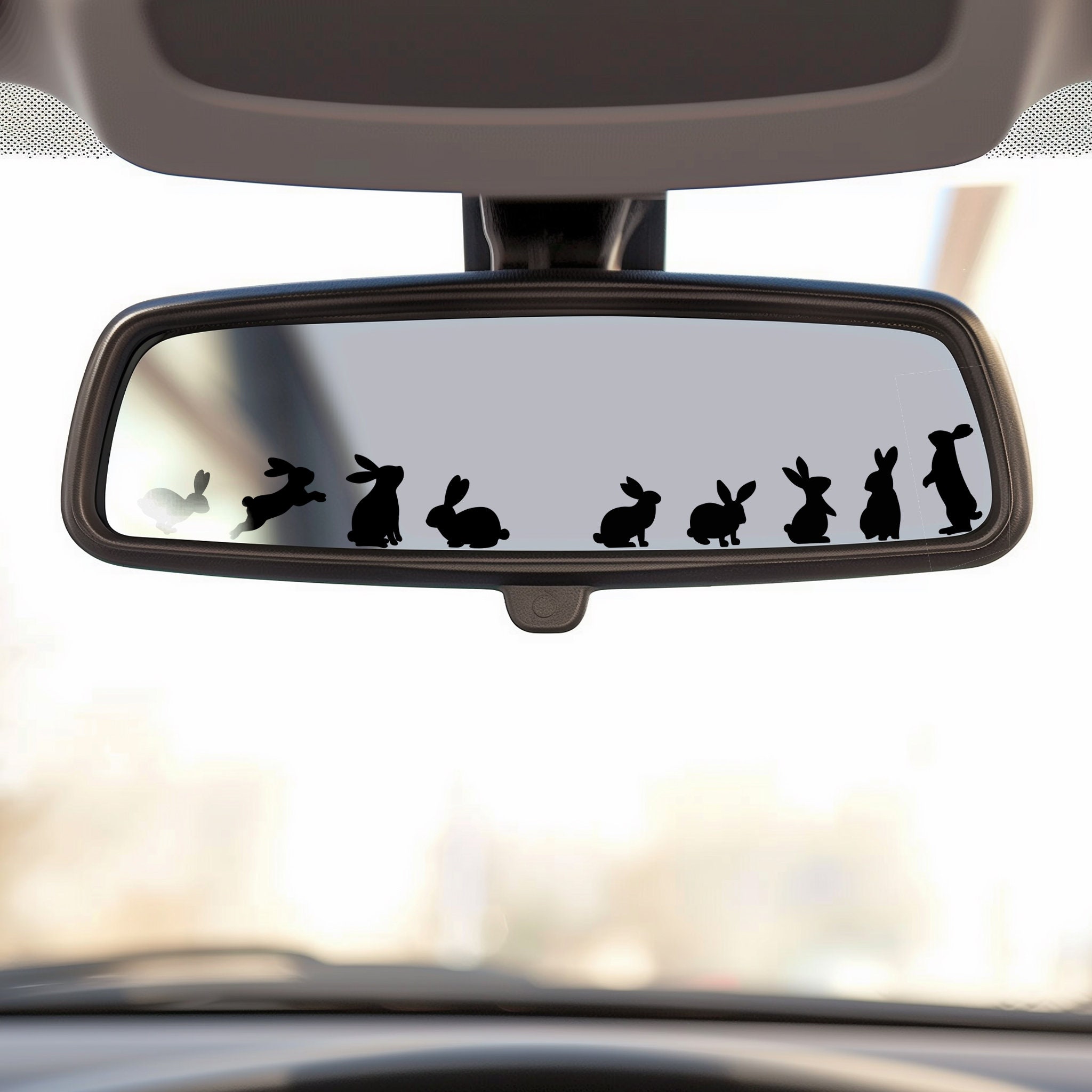 Cute Miniature Bunny Stickers - Set of Tiny Rabbit Decals for Car ...