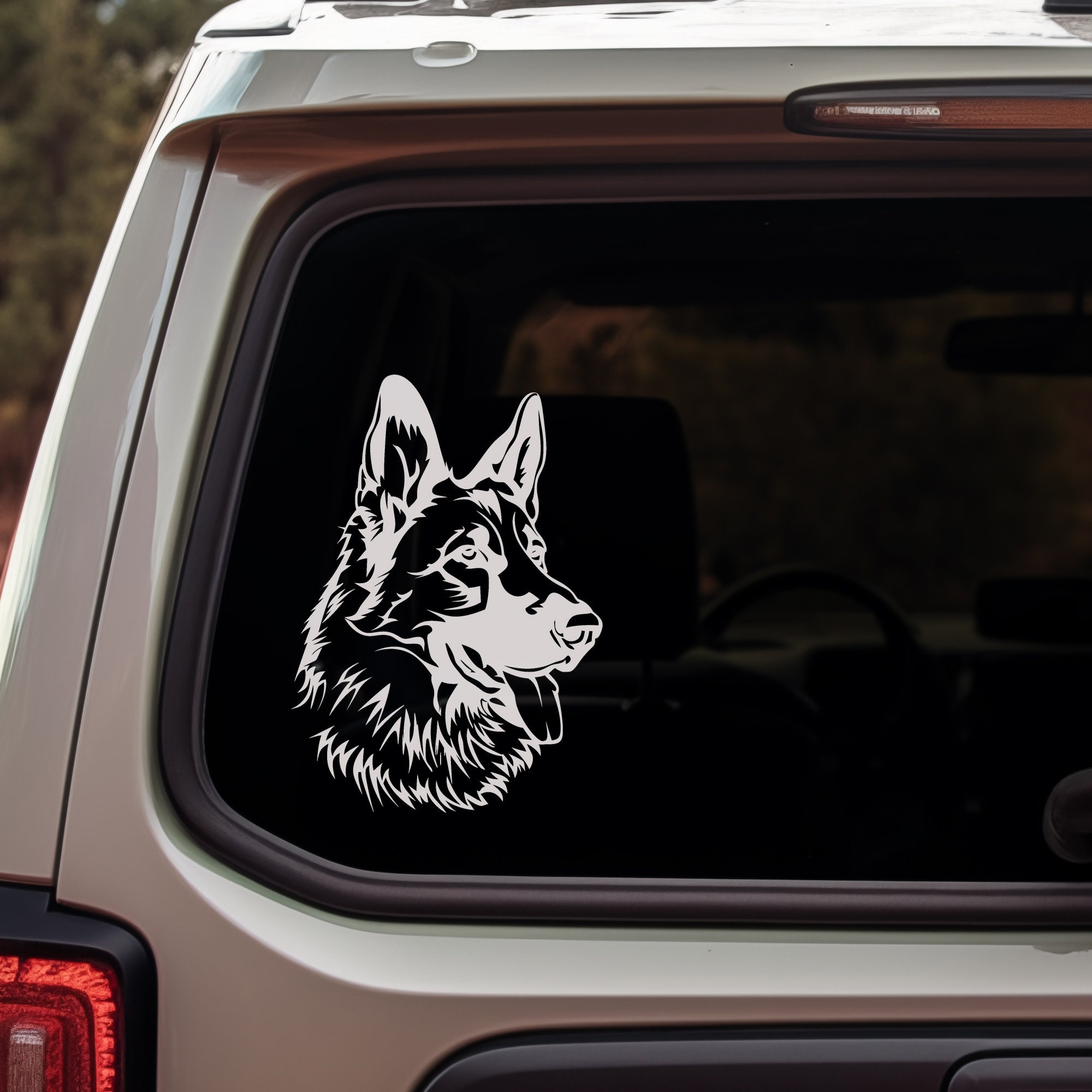 Gsd Sticker German Shepherd Vinyl Car Decal - Superior Quality, Weather-resistant ...