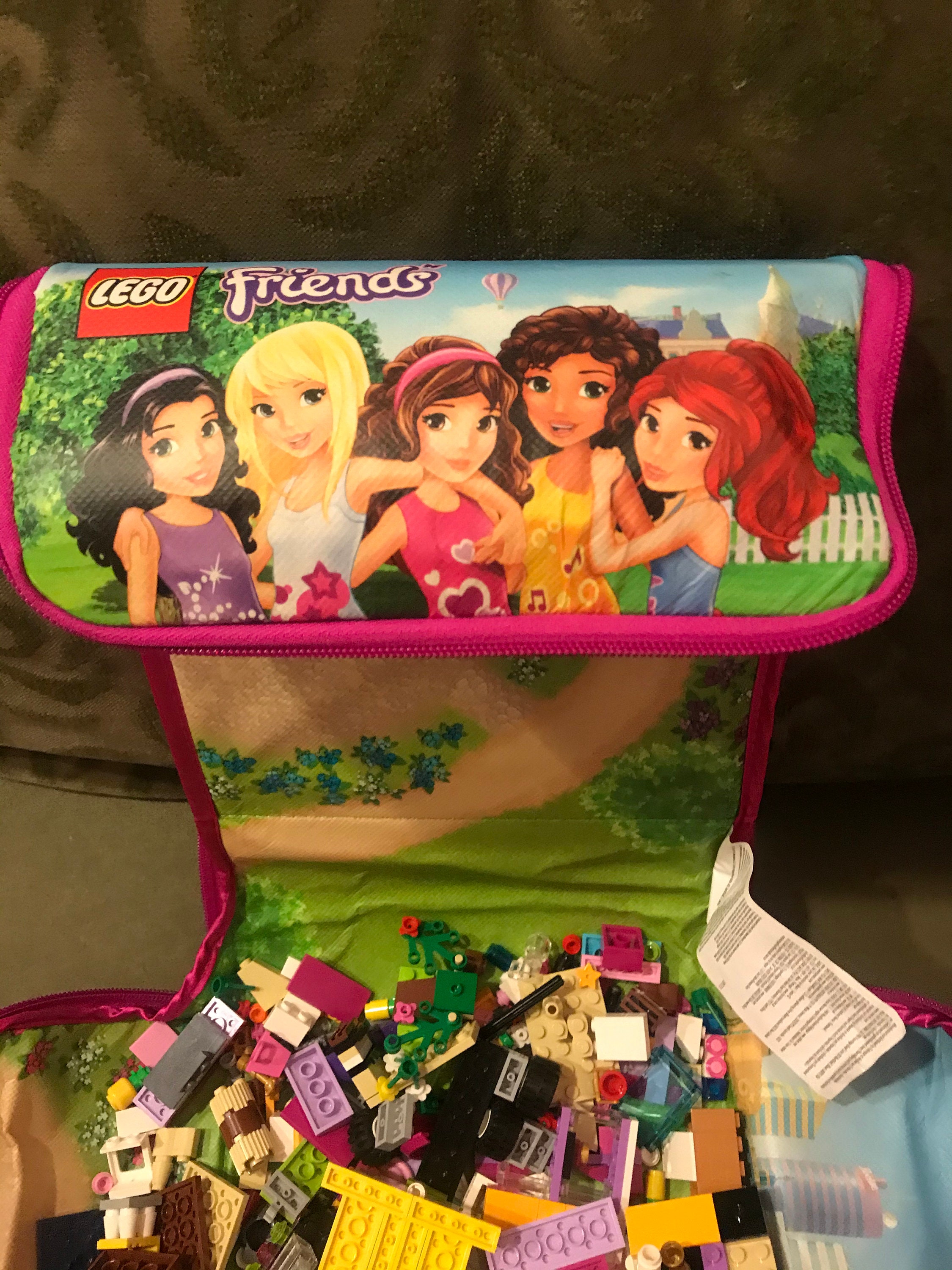 lego friends storage case