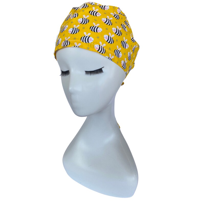 Scrub Caps 100 Cotton Elastic Fit Surgical Hats With Ties Etsy UK