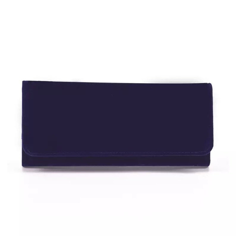 Velvet Jewellery Roll Jewellery Wrap Portable Travel Jewelry Etsy UK