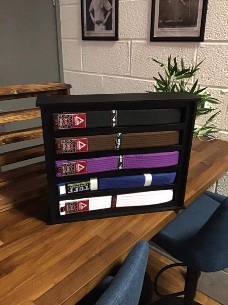 Jiu jitsu Belt Display Etsy