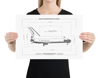 NASA Space Shuttle: Starboard (Technical Drawing)